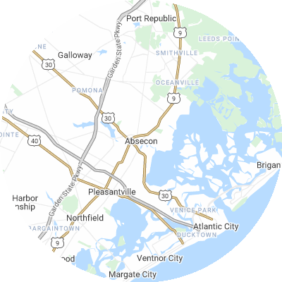 Best gutter cleaners in Absecon, NJ map