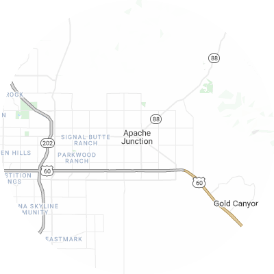 Best pest control companies in Apache Junction, AZ map