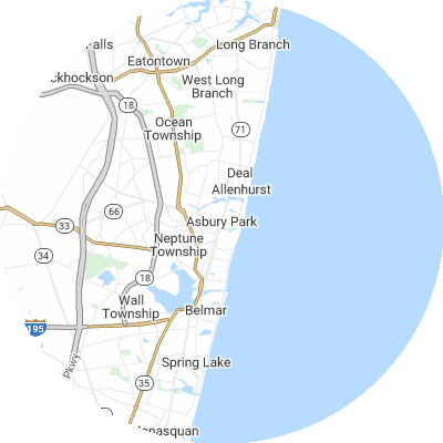 Best lawn care companies in Asbury Park, NJ map