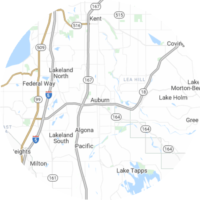 Best moving companies in Auburn, WA map