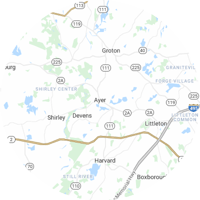 Best gutter cleaners in Ayer, MA map