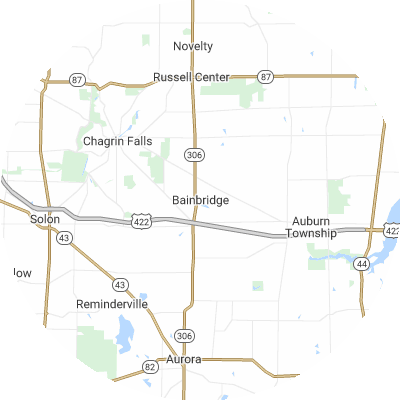 Best concrete companies in Bainbridge, OH map