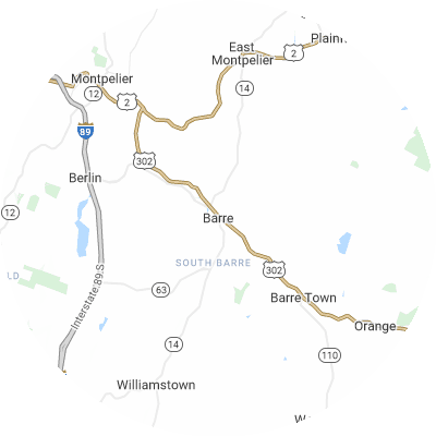 Best moving companies in Barre, VT map