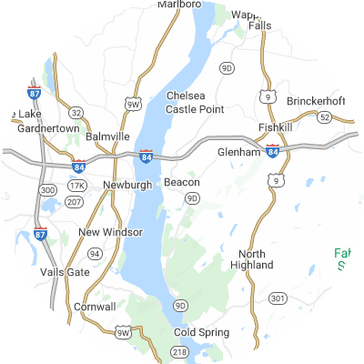 Best Electricians in Beacon, NY map