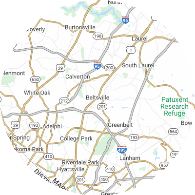 Best moving companies in Beltsville, MD map