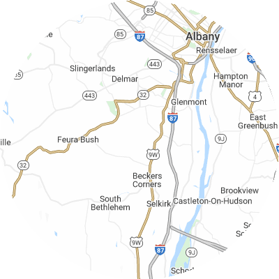 Best pest control companies in Bethlehem, NY map