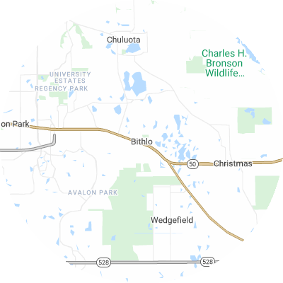 Best gutter cleaners in Bithlo, FL map