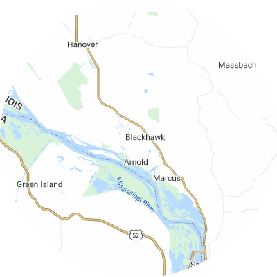 Best pest control companies in Blackhawk, IL map