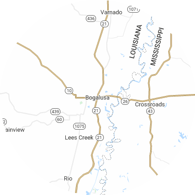 Best moving companies in Bogalusa, LA map
