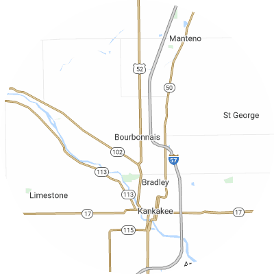 Best plumbers in Bourbonnais, IL map
