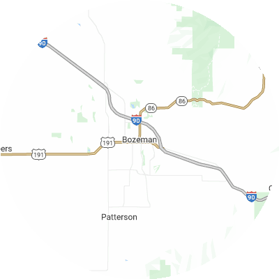 Best moving companies in Bozeman, MT map
