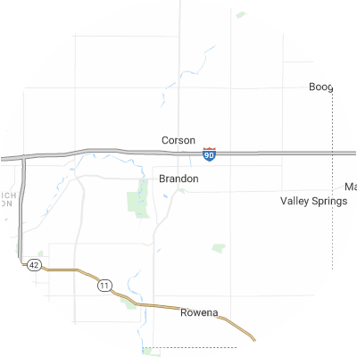 Best gutter cleaners in Brandon, SD map