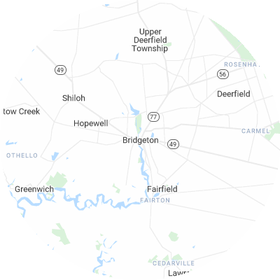 Best pest control companies in Bridgeton, NJ map