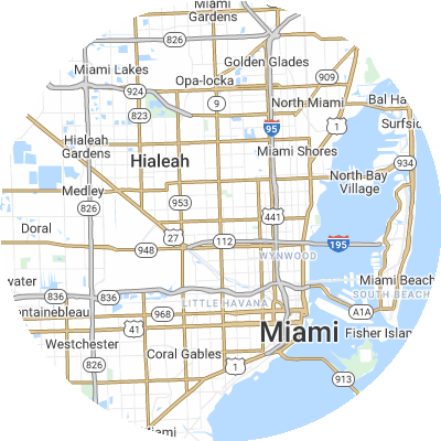 Best moving companies in Brownsville, FL map