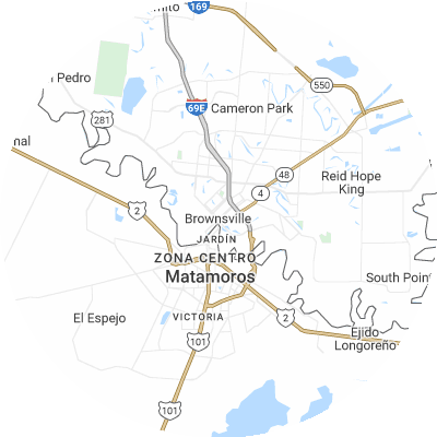 Best Electricians in Brownsville, TX map