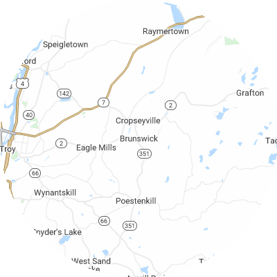 Best pest control companies in Brunswick, NY map