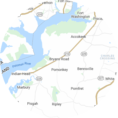Best window replacement companies in Bryans Road, MD map