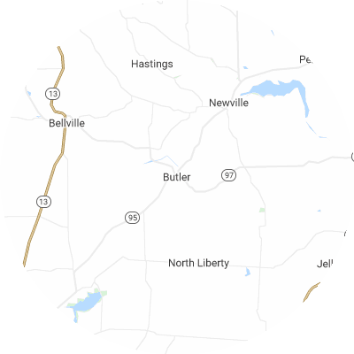 Best HVAC Companies in Butler, OH map