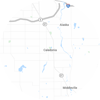 Best gutter cleaners in Caledonia, MI map