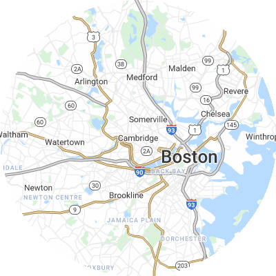 Best Electricians in Cambridge, MA map