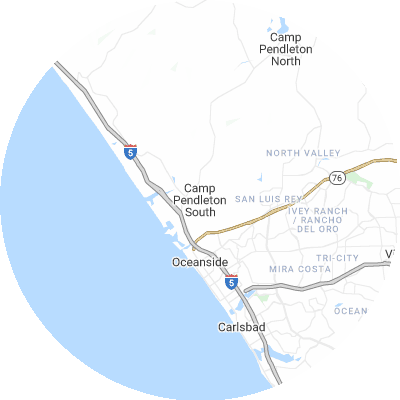 Best plumbers in Camp Pendleton South, CA map