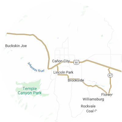Best gutter cleaners in Cañon City, CO map