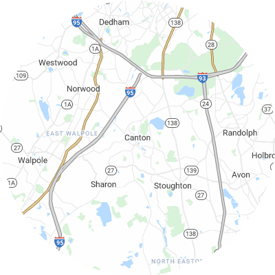 Best concrete companies in Canton, MA map