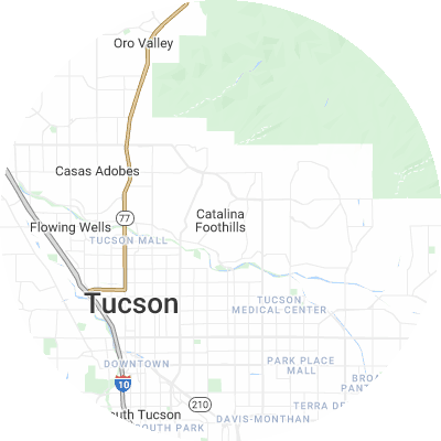 Best pest control companies in Catalina Foothills, AZ map