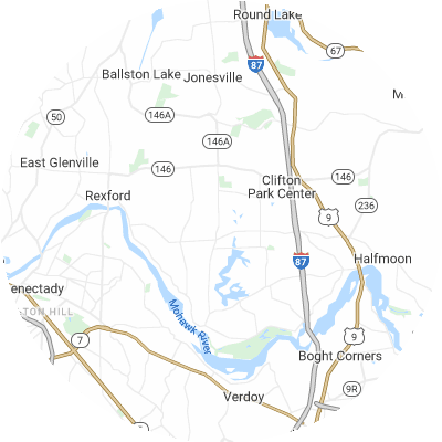 Best moving companies in Clifton Park, NY map