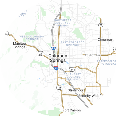 Best window companies in Colorado Springs, CO map