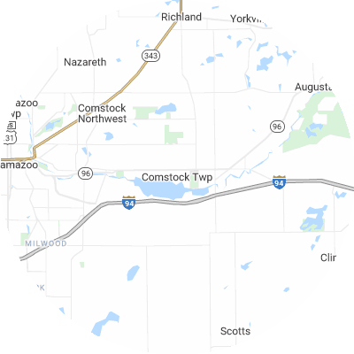 Best concrete companies in Comstock, MI map