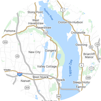Best window replacement companies in Congers, NY map