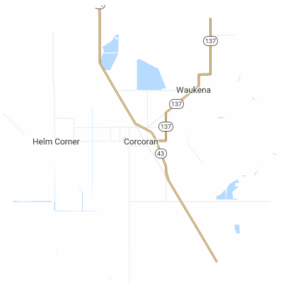 Best concrete companies in Corcoran, CA map