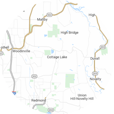 Best gutter cleaners in Cottage Lake, WA map