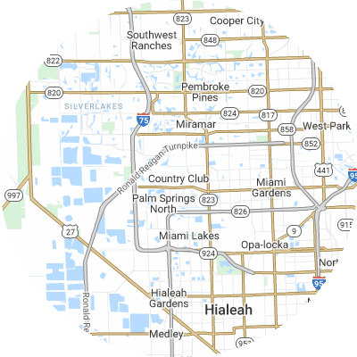 Best moving companies in Country Club, FL map