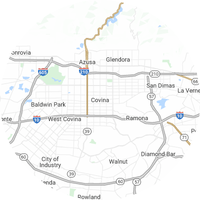 Best moving companies in Covina, CA map