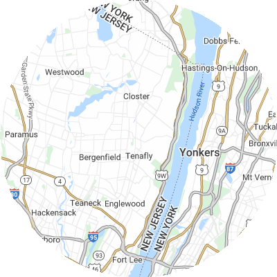 Best roofers in Cresskill, NJ map