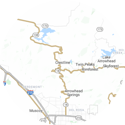Best moving companies in Crestline, CA map
