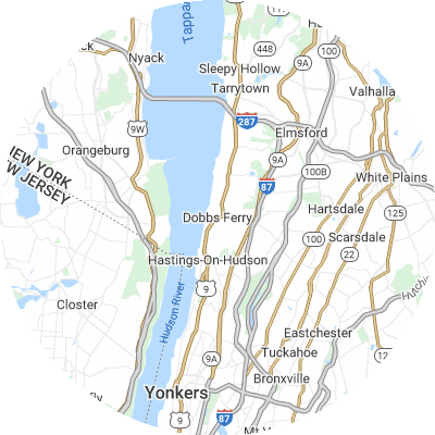 Best roofers in Dobbs Ferry, NY map