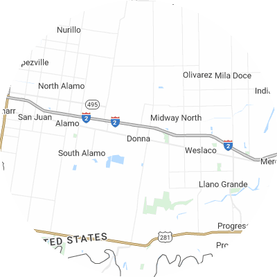 Best gutter cleaners in Donna, TX map