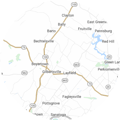 Best moving companies in Douglass, PA map