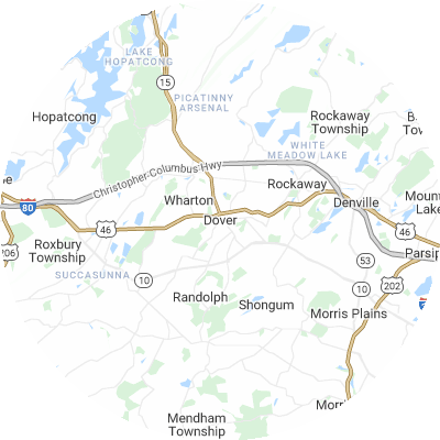 Best gutter cleaners in Dover, NJ map
