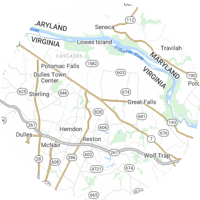 Best pest control companies in Dranesville, VA map
