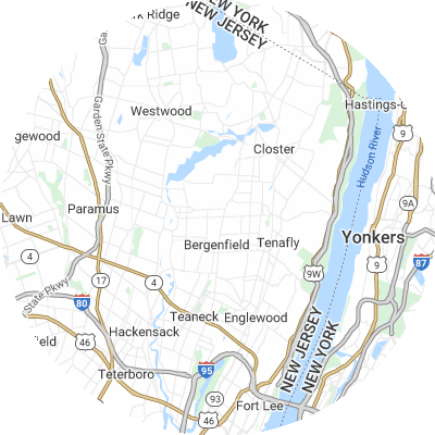 Best window replacement companies in Dumont, NJ map