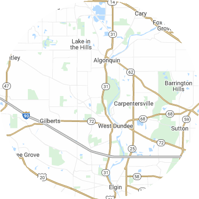 Best plumbers in Dundee, IL map