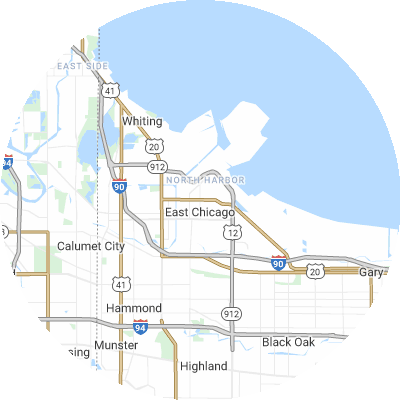 Best HVAC Companies in East Chicago, IN map