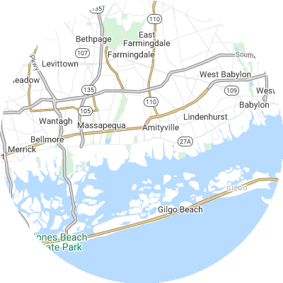 Best plumbers in East Massapequa, NY map