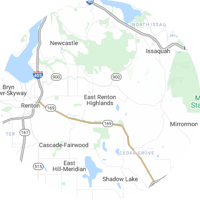 Best gutter cleaners in East Renton Highlands, WA map