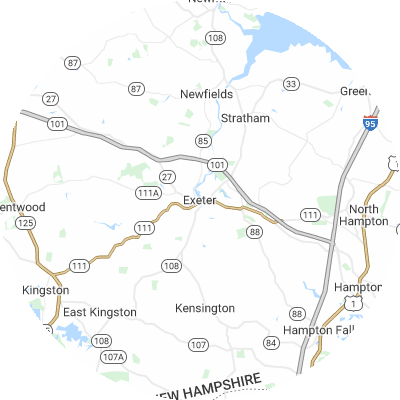 Best HVAC Companies in Exeter, NH map