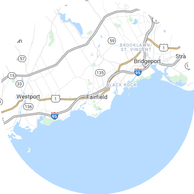 Best Electricians in Fairfield, CT map